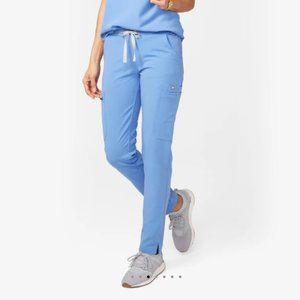 FIGS Ceil Blue Yola Petite Skinny Scrub Pants XS